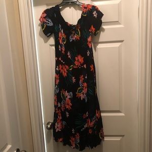 Old Navy Women Large Short Sleeve Floral Dress
